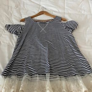 Off the shoulder tunic